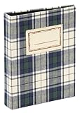 フォトアルバム ラベル (S) ブルーチェック