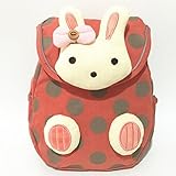 Kids School Bag,Lisingtool Animal Rabbit Anti-lost Baby Backpack (Watermelon Red) by Lisingtool