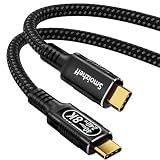 Smoizheff USB4ケーブル 40Gbps 240W EPR 8K出力 Thunderbolt 4/3互換 ノートPC/タブレット対応 卓上用 0.5m