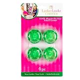 WeGlow International Locker Gem Magnets (4-Piece), Green [並行輸入品]