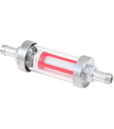 5/16 10 Kraftstofffilter Universal - Inline Für Benzinleitungen, Hochleistungsfähig, 95mm Lang