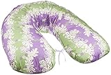 渡嘉毛織 抱き枕 ロング授乳クッション トロピカル(パープル) ハイビスカス 【日本製】