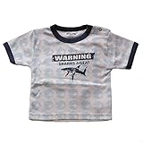 デンマークの子供服ブランドＦＩＸＯＮＩ 綿１００％ SHARKS AREA 半袖　Tシャツ　ブルーー86ｃｍ
