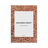 サムライクラフト カービングパターンブック 唐草模様 【No.001】 立田 良徳著 レザークラフト 本 レザークラフト用図案集, シェリダンスタイル A4