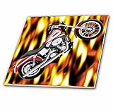 タイル& # 174 ; picturing Harley - Davidson Motorcycle 12-Inch-Ceramic ct_3175_4