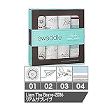 (エイデンアンドアネイ) aden+anais おくるみ スワドル aden+anis Single Swaddle Wrap 一枚単品　03リアムザブレイブ [並行輸入品]
