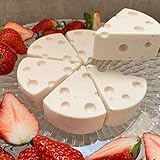 北海道 チーズケーキ ストロベリー 生乳100% 半解凍 でも美味しい 無添加 ホール 直径14cm 6ピース 420g いちご 苺