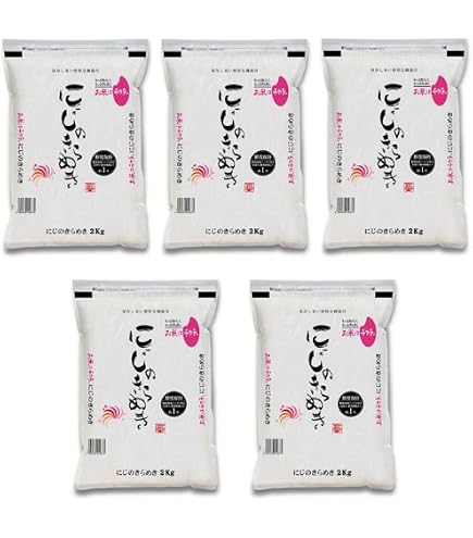Amazon.co.jp: 千亀利 【令和7年産】滋賀県産きぬひかり 5kg×1袋入×(2