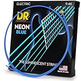DR/9-46 ライト&ヘビー セット ハンドメイド ネオン ハイデフ ブルーコーティング 電気弦 (NBE946)