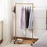 コートラック コートラックNanzhu床服ラック寝室リビングルームシンプルなモダンな服ラック田園竹ラック (サイズ さいず : 60 cm 60 cm)