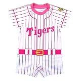 阪神タイガース 半袖ロンパース ピンク (80ｃｍ)