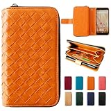 Galaxy A51 5G SC-54A SCG07 用 手帳型 ケース カバー GalaxyA51 SC54A 手帳型ケース スマホケース 財布付き編み込み ブラック