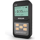 BOSEAN 放射線測定器 水質放射線検出器 核廃水検出器 核放射線検出器 X線・β線・γ線 放射能空間線量計 ポータブル Type-c給電(蓄電不可)&AAA電池給電 英語ユーザーマニュアル(ホワイト)
