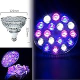 18w e27 par38 led full spectrum coral reef plant grow light