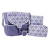 Boppy Vail Diaper Bag, Plaza Tiles, Grey by Boppy