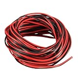 daniu 10m 22awg 72v pvc insulated wire 2pin tinned copper