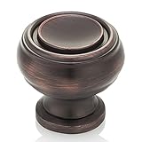 Oil Rubbed Bronze Cabinet Knobs by Southern Hills - Pack of 5 - Kitchen Cupboard Knobs, Drawer Knobs