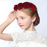 Domybest　ベビー ヘアバンド　キッズ 子供　フラワーヘアバンド　カチューシャ 髪飾り ヘアアクセサリー 女の子 新生児 赤ちゃん 出産祝い 内祝い お宮参り 誕生日 100日記念 こどもの日 