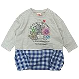 【春物】 SCOLAR(スカラ) ミニ裏毛+布帛長袖バルーンワンピース 120cm /オートミール NO.CH-16SP-SC15