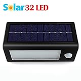 Bengoo ソーラーライト LEDライト ３２個ＬＥＤ電球 人感センサーライト アウトドアライト屋外照明/壁掛け/玄関周りなどの対応 防雨型