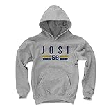500レベルのローマのJosi Kids Youth Hoodie – ナッシュビルHockeyファンギアNHLの公式ライセンス選手Association – Roman JosiフォントB グレイ