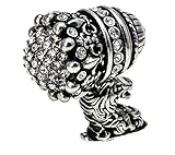 Carpe Diem Hardware 6301-9C Crowning Glory Queen Elizabeth Large Crown Knob/Lion Head Base Made with