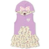 BABYDOLL（ベビードール） ディズニー リボン付フード総柄切替ノースリワンピース 子供服 ベビー 80cm デイジー