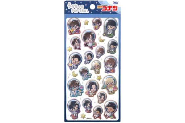 クラックス CRUX うるちゅる ポップシール コナン キャラペコ ぷちコスモ 立体 ネイルパーツ スマホデコ 推し活