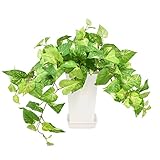 GREENPARK ポトス スクエアポット UV＆防水加工 造花 フェイクグリーン