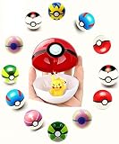 12 pcsスマートポケモンPokeball For Kids Fun and Play withプラスチックFiguresスーパーAnimes