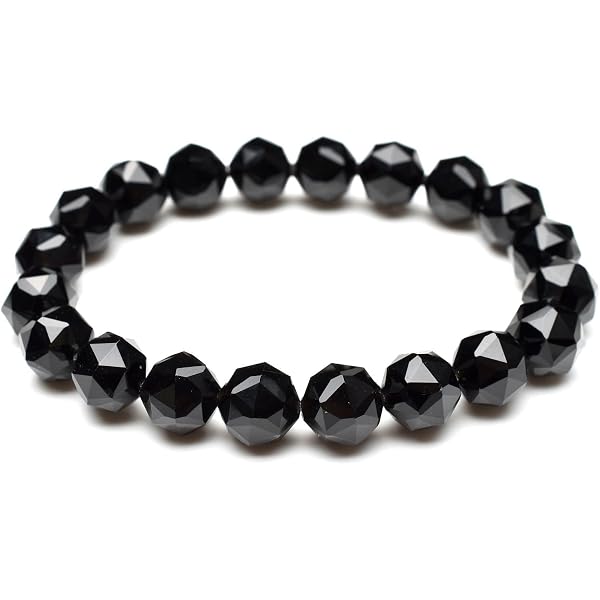 Amazon | g3-117A 8mm 5A スターカット モリオン 黒水晶 鑑別済・本物