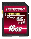 【Amazon.co.jp限定】Transcend SDHCカード 16GB Class10 UHS-I対応 (最大転送速度80MB/s) (無期限保証)TS16GSDU1AE (FFP)
