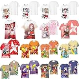 Tシャツ ラブライブ! 半袖 ラブライブ! スーパースター!! 高坂穂乃果 絢瀬絵里 南ことり 園田海未 国木田花丸 インナーシャツ 夏服 コスプレ衣装 カジュアル 記念シャツ コスチューム 男女兼用 (XL,28) [並行輸入品]