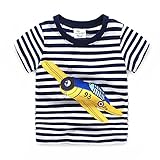 【SEBLES】ベビー 赤ちゃん 男の子 女の子 ユニセックス 半袖 Tシャツ プリント カラフル キャラクター ロゴ 春 夏 ラウンドネック コットン 綿 ナチュラル キッズ(タイプD,120cm)