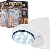 Ideaworks 82-6676 Motion Activated Cordless Light, White [並行輸入品]