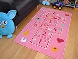 Childrens Large Hopscotch Play Mat。サイズ80 cm X 120 cm by a2z 4 kidsã 'â
