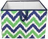 Bacati MixNMatch Storage Box Navy/Green Large [並行輸入品]