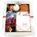 パパジーノ ズービーペッツ きりん 出産 お祝い セット ビブ ピンクリボン オーボール ピンク (AM_ZPG111-1)