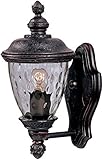 Maxim Lighting 3495WGOB Carriage House DC 1-Light Straight Mount Outdoor 12.5-Inch Wall Lantern, Ori