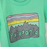 (パタゴニア)patagonia Baby Fitz Roy Skies Cotton/Poly T-Shirt 60413 Radar Blue (RAD) 2T