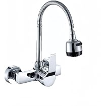 キッチン用壁付けシングルレバー混合水栓 2個 Amazon | 混合栓 水栓 キッチン用 壁付き 蛇口 シングルレバー混合水栓