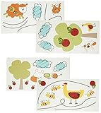 CoCo & Company Baby Farm Removable Wall Appliques (Discontinued by Manufacturer) [並行輸入品]