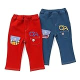 Piccolo(ピッコロ) 長丈パンツ (70～90cm) キムラタンの子供服 (34313-163) ネイビーブルー 80