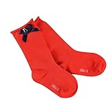 【 全11色 ベビー リボン 鈴 付き 靴下 】 赤ちゃん 用 BABY ソックス かわいい ハイソックス ひざ下 お出かけ パーティー 七五三 入園 卒園式 カラフル 選べる カラー 春秋冬 (S,