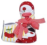 Lil Tootsies Hand-Painted Baby Shoes, Cherries, 0-3 Months by Lil' Tootsies [並行輸入品]