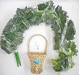 (Dタイプ) 人工 観葉 植物 壁掛け インテリア フェイク グリーン ハンギングアイビー 造花 バスケット セット