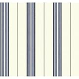 York Wallcoverings NY4935SMP Nautical Living Bay Stripe 2 Wallpaper Memo Sample, 8-Inch x 10-Inch, C