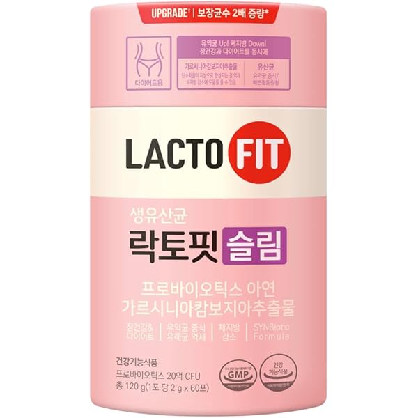 LACTOFIT 生乳酸菌 スリム Amazon | KOREAC_ Lacto-Fit Probiotics Slim 20億CFU 2g x 60