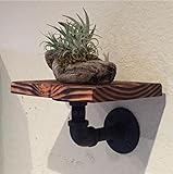 GYP 棚、小さなフラワーラック産業LOFT鉄パイプ壁の綱板鉱山風の壁ソリッドウッド20cm * 20cm * 3 / 5cm 購入 ( サイズ さいず : 5cm )