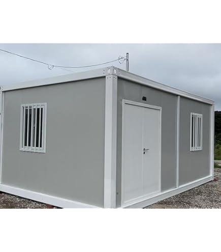大型金属製プレハブ倉庫　オーダーメイド対応 Amazon | 鋼構造倉庫 農機倉庫 プレハブ倉庫 高耐久性 収納用 工場用